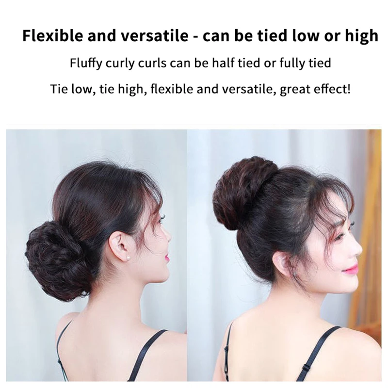 Синтетический пучок для волос эластичные ленивые вьющиеся волосы пушистые