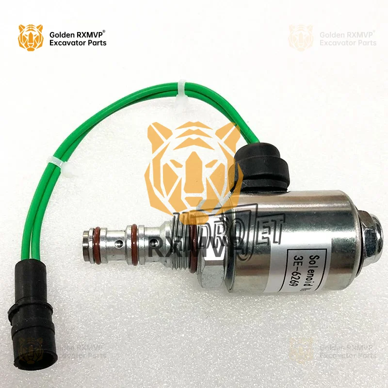 Электромагнитный клапан для деталей экскаватора 3e-6269 3e6269 458-2950 Cat Caterpillar 910e 918f 924f
