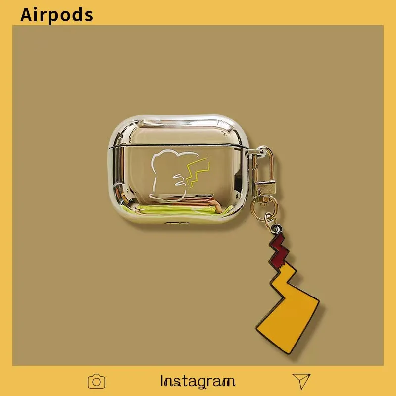 

Lightning Pikachu Suitable for AirPro Protective Sleeve 1/2/3 Generation Apple Bluetooth Headset Soft Shell Portable Headset