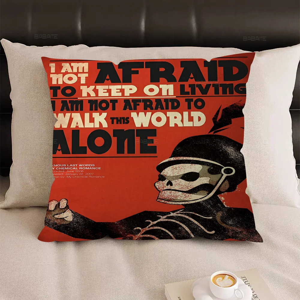 Чехол для подушки My C-Chemical R-Romance Band 30x50 полиэстеровые диванные декоративные