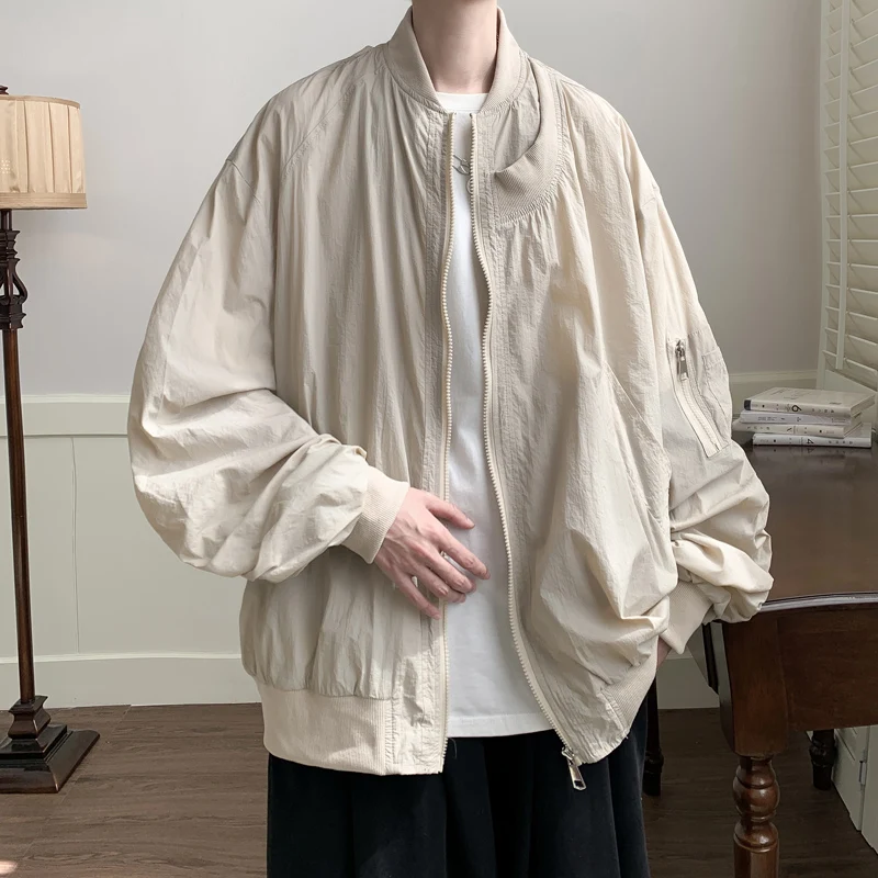 Мужская Летняя бейсбольная куртка с защитой от УФ-лучей и солнца