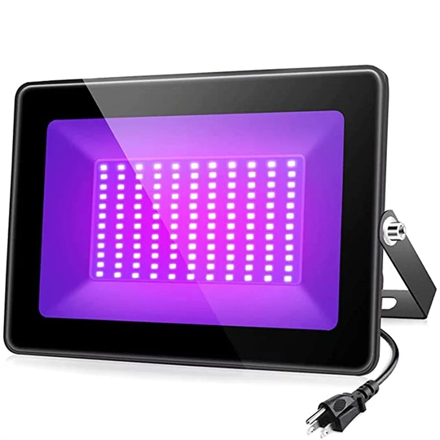 

LED UV Black Light 100W 200W Outdoor UV Blacklight Flood Light Ultraviolet Floodlight Stage Lamps for Halloween Party Decor