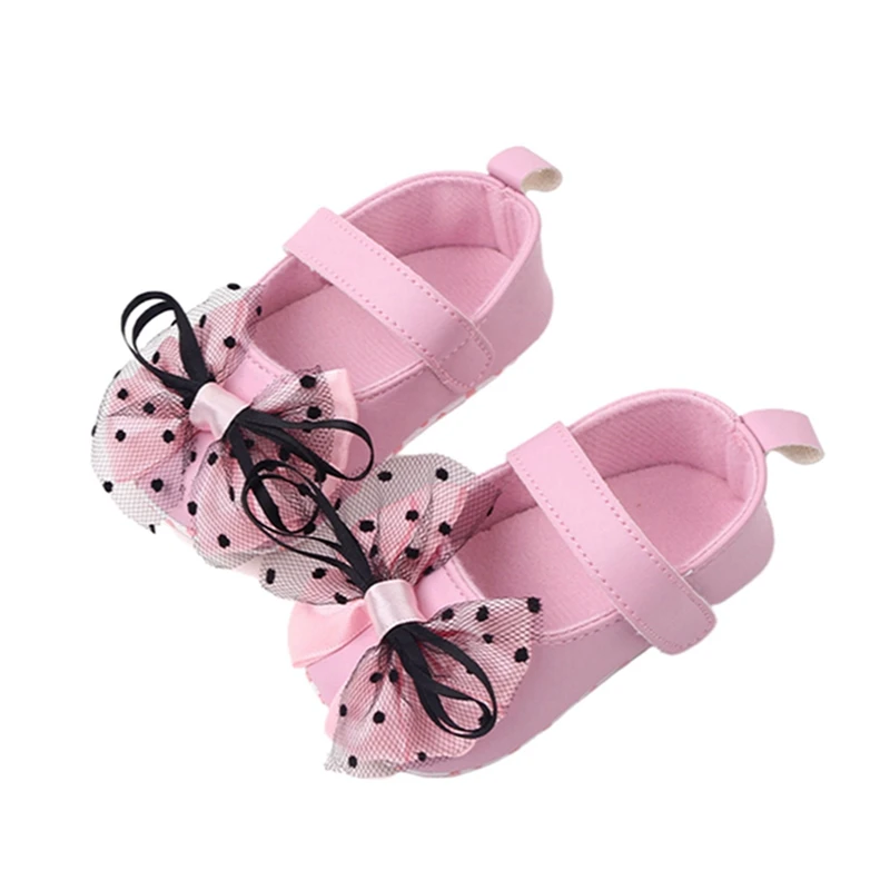 

Baby Girls Moccasinss Shoes Soft Sole Cute Bowknot PU Leather Flats Shoes First Walkers Non-Slip Spring Summer Princess Shoes