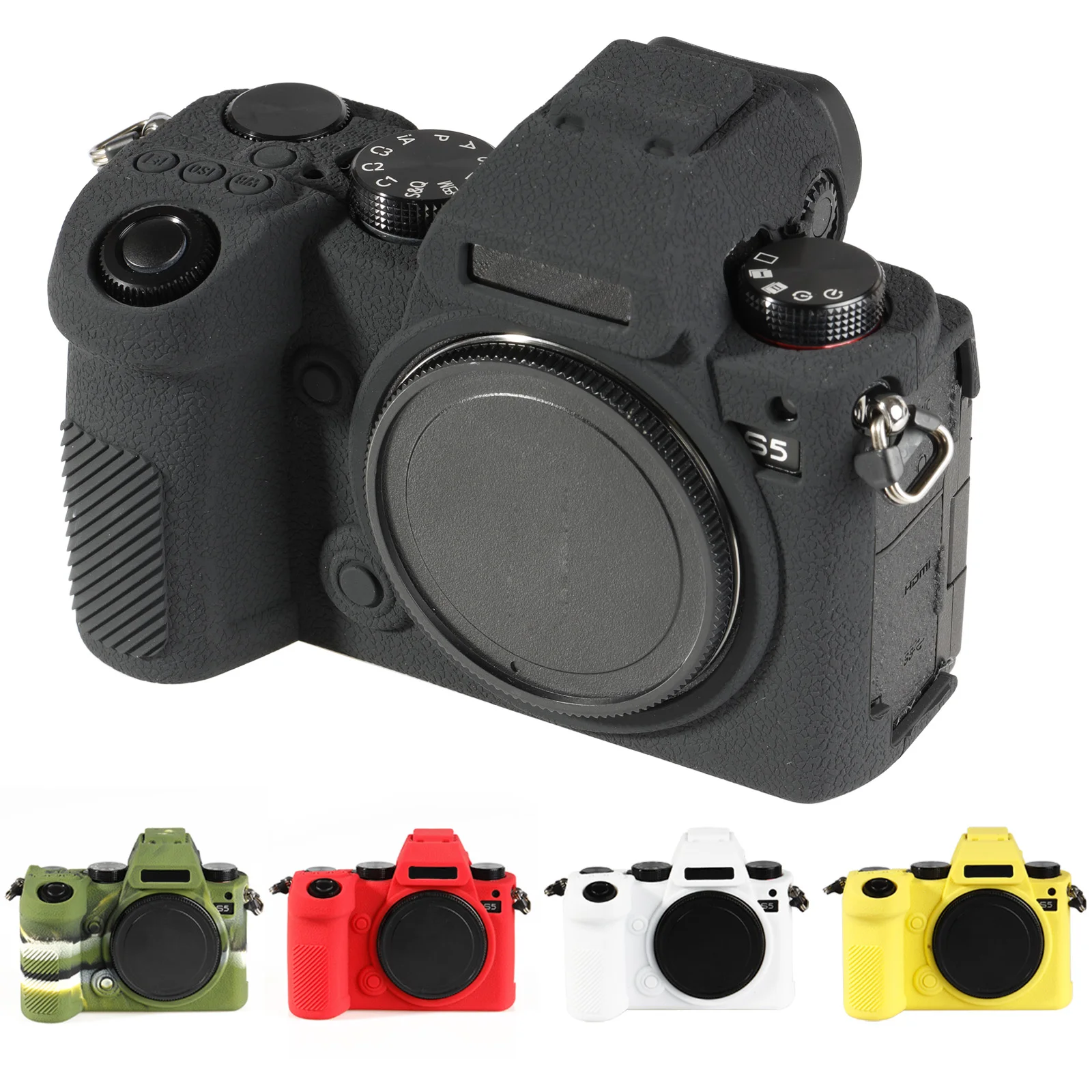 

Camera Soft Silicone Protector Skin Case Bag Cover for Panasonic LUMIX S5