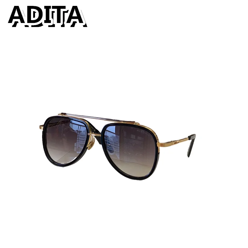 

Мужские и женские солнцезащитные очки ADITA MACH TWELVE, солнцезащитные очки с титановым покрытием, модные дизайнерские очки с коробкой, размеры ...