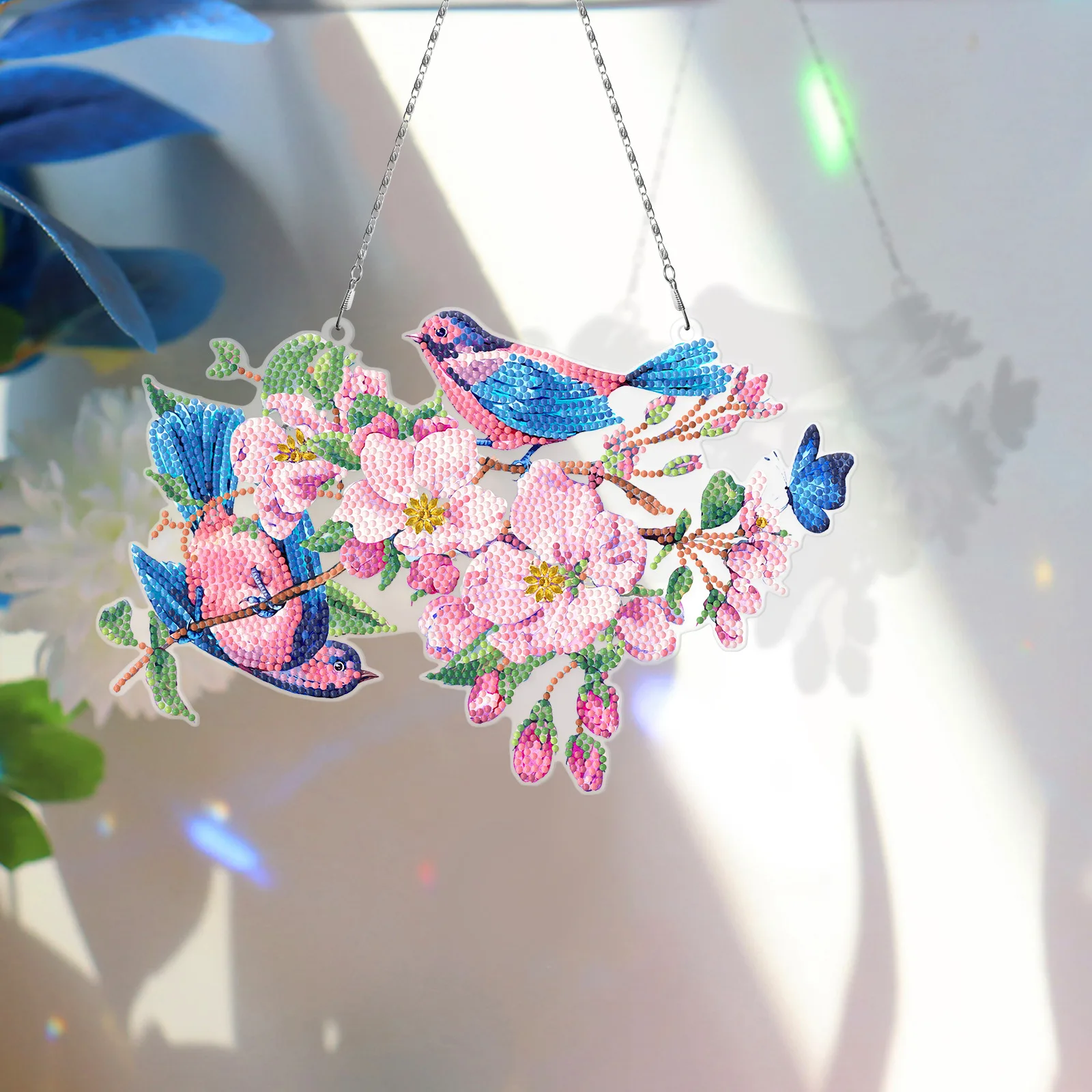 

Алмазная живопись «сделай сам», венок со светодиодный светильник кой, специальная форма, алмазная вышивка, мозаика, подвесной кулон, искусство, ремесла, домашний декор, подарок