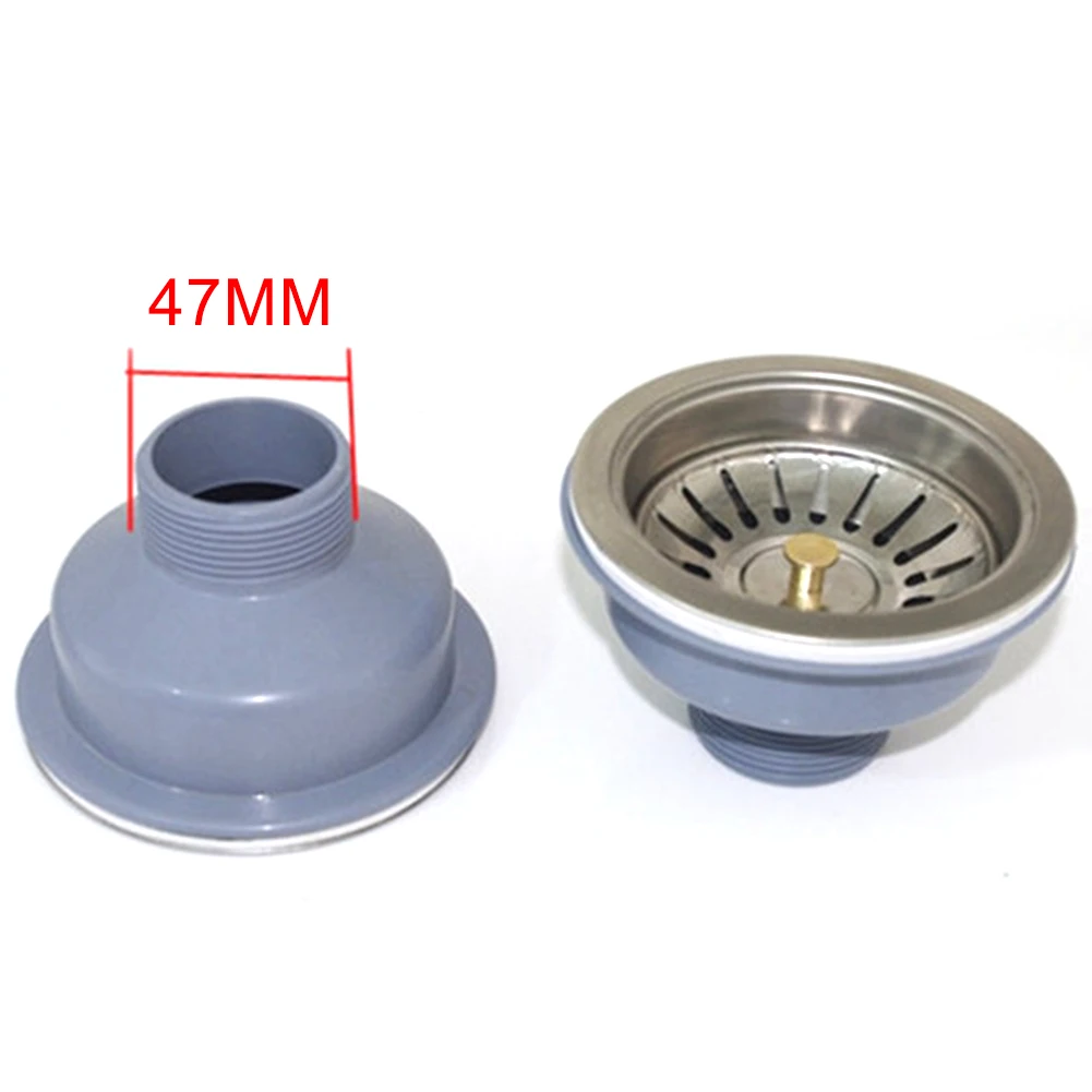 

Portable Silver Stainless Steel Kitchen Strainer Filter Disposer Plug Stopper Sink Drainer