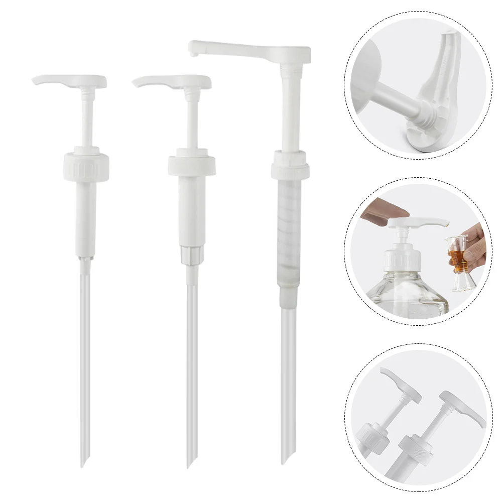 

3 Pcs Lotion Jar Dispenser Bottled Coffee Soap Dispenser Lids Syrup Bottle Pump Hand Press Sauce Bottle Pump Spray Bottle Nozzle
