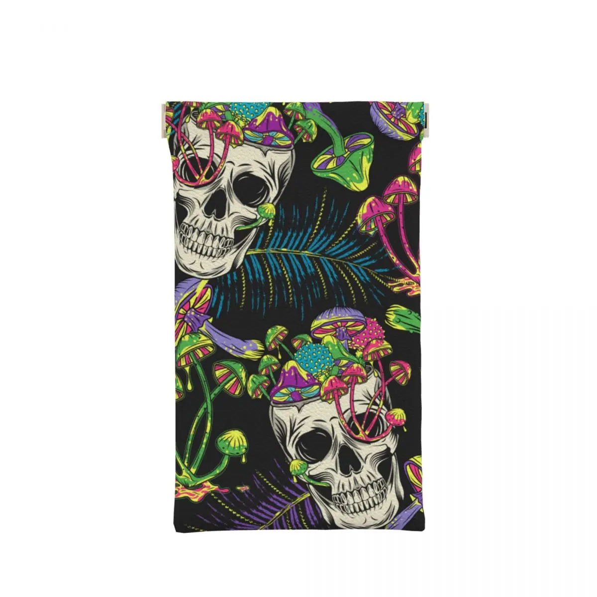 Футляр для солнцезащитных очков сумасшедший череп волшебные грибы хиппи футляр