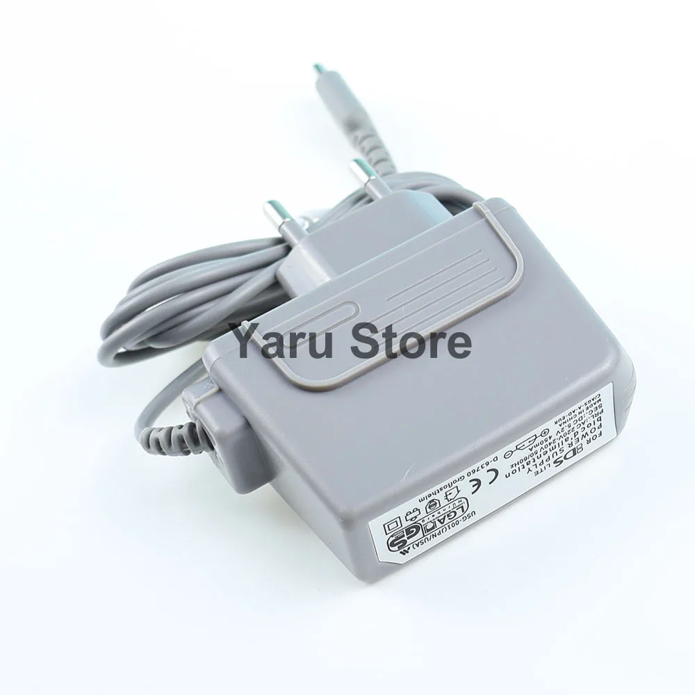 Фото Адаптер питания Yaru для NS DSL DS Lite NDSL, AC 100-240V, дорожный сетевой адаптер с вилками EU/US, зарядное устройство, блок питания №4