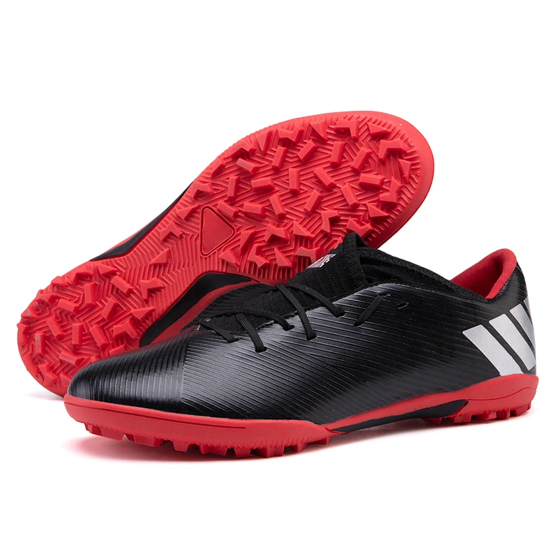 Professional Unisex Soccer Shoes Long Spikes TF Ankle Football Boots Outdoor Grass Cleats Football Shoes