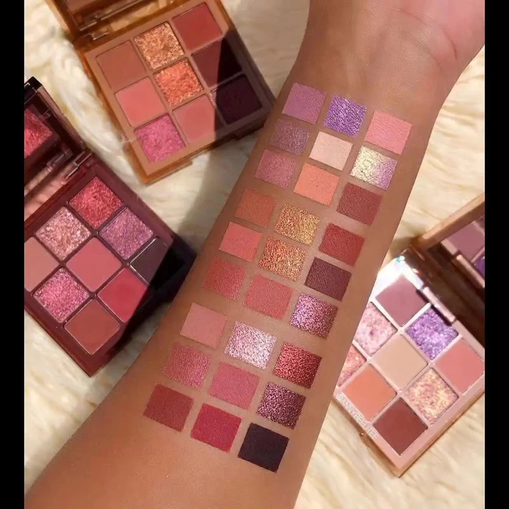 

Палитра нюдовых теней для век, стойкие водостойкие матовые перламутровые блестящие тени для век, пудра с пигментом, Косметика для макияжа г...