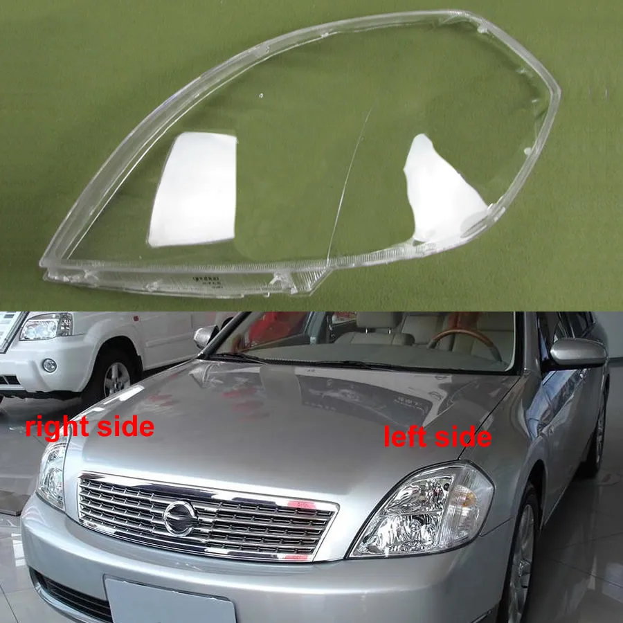 

For Nissan Teana 2004 2005 Front Headlamp Lamp Shell Transparent Mask Headlight Cover Plexiglass Replace Original Lampshade