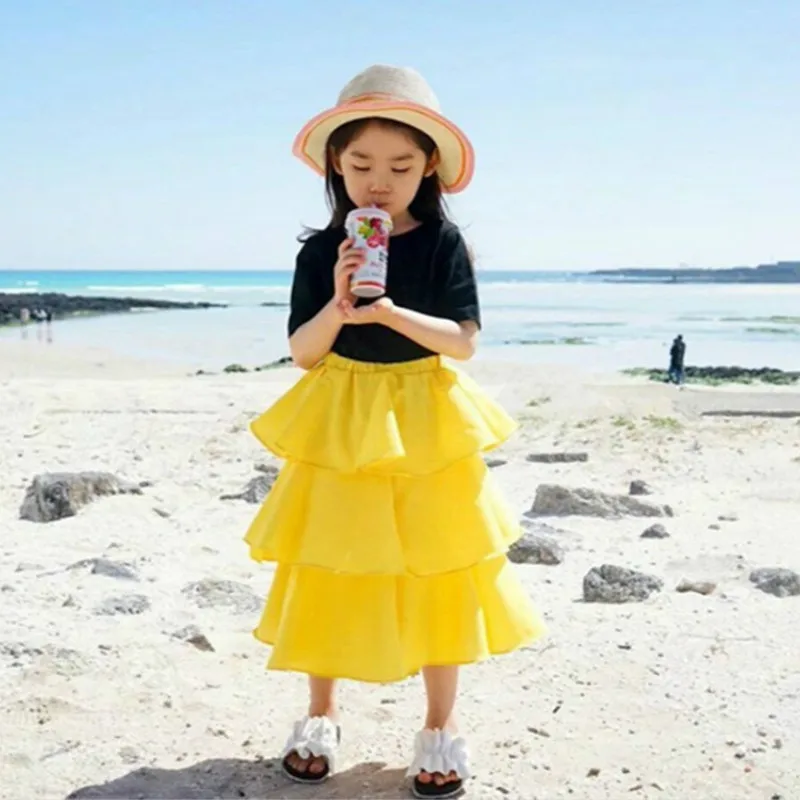 

2022 Summer New Fashion Girls Clothing Set Baby Girls Cute Bow Shirt and Skirt Set Elegant Kids Two Piece Set for Girls A198