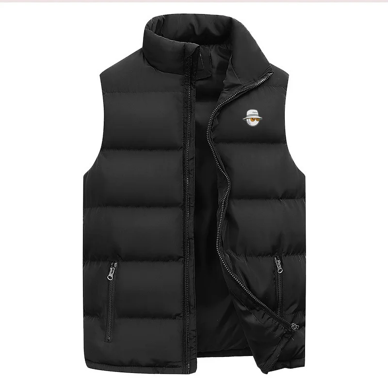 Malbon Golf Clothing Men Golf Jacket Casual Fashion Zipper Vest Down Jacket Autumn Winter Male Windproof Warm Vest Jacket