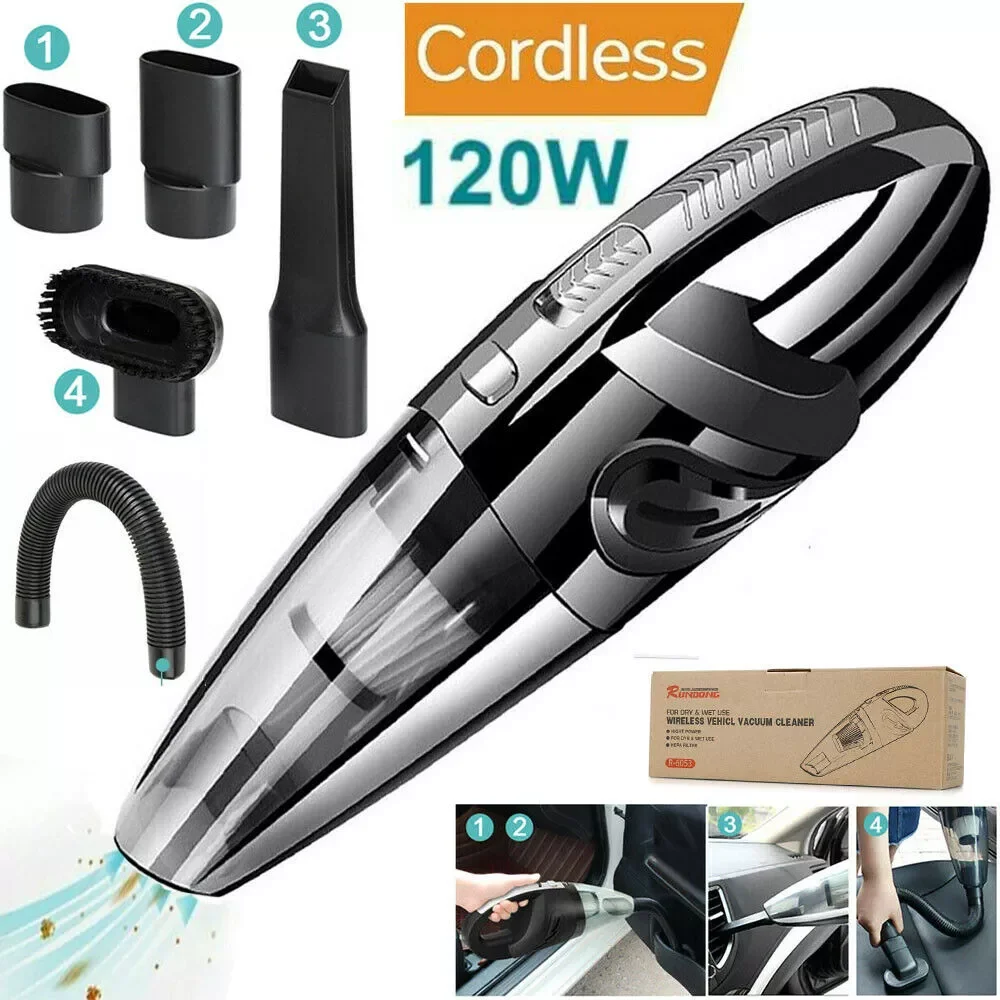 

Car Wireless Vacuum Cleaner Powerful Cyclone Suction Home Portable Handheld Vacuum Cleaning Mini Cordless Vacuum Cleaner