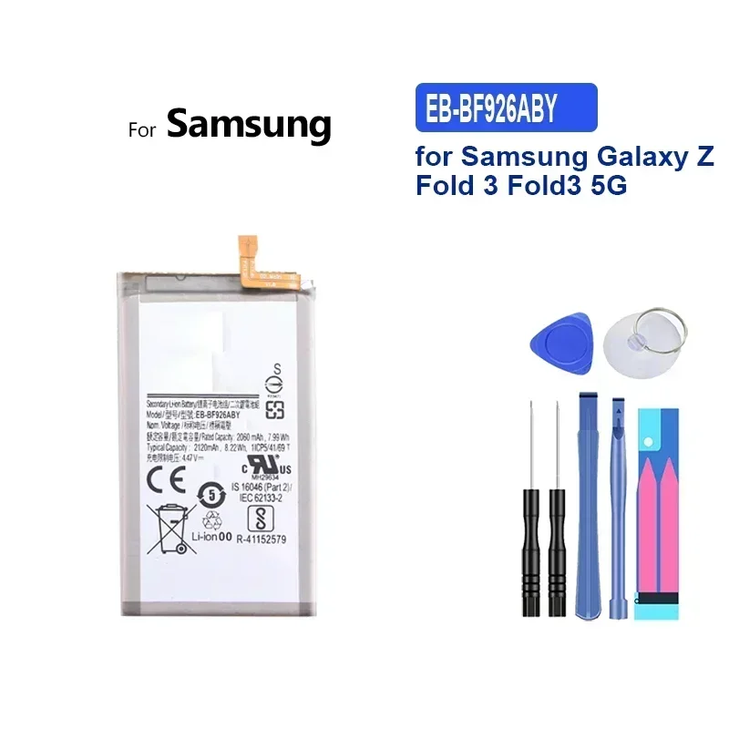 EB-BF926ABY EB-BF927ABY Аккумулятор для мобильного телефона Samsung Galaxy Z Fold 3 5G F926 F927 + Сменные
