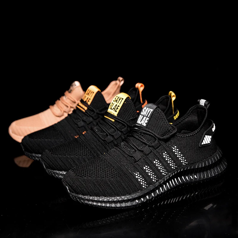 Abhoth Running Shoes Sneaker Breathable Mesh Non-slip  Outdoor Walking Men Sport Shoes Large Size Light Casual Zapatillas Hombre