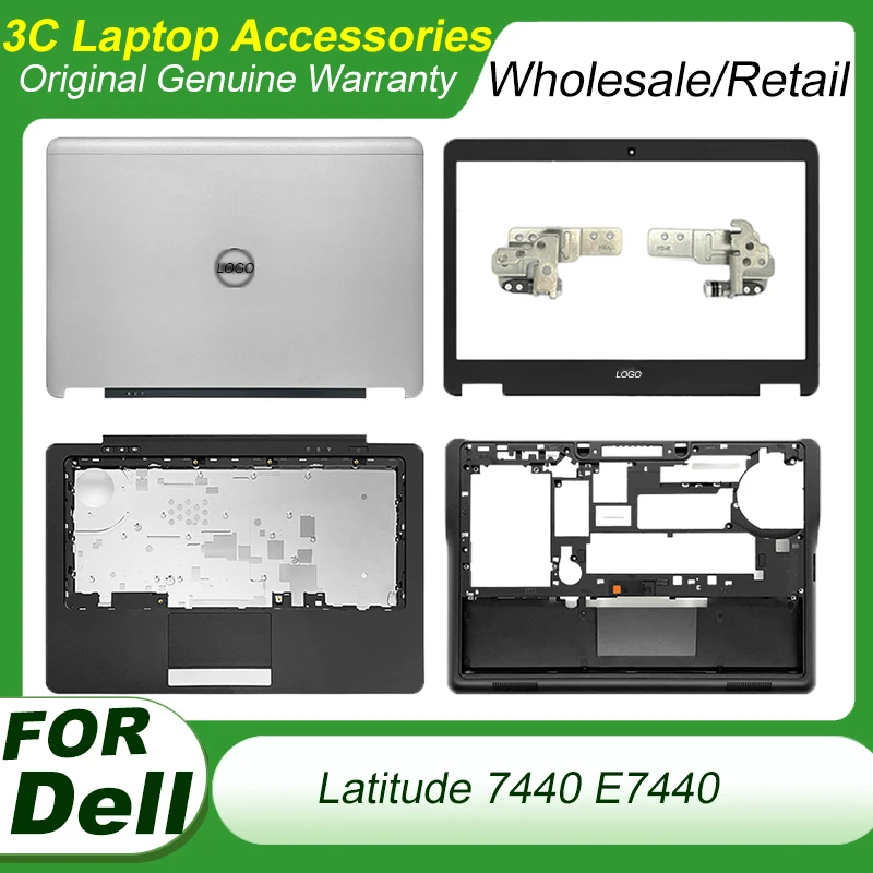 

New Laptop case for Dell Latitude 7440 E7440 LCD Back Cover/Front Bezel/Palmrest /Bottom Case /Hinges 0HV9NN C98T7 0C98T7 0946F7