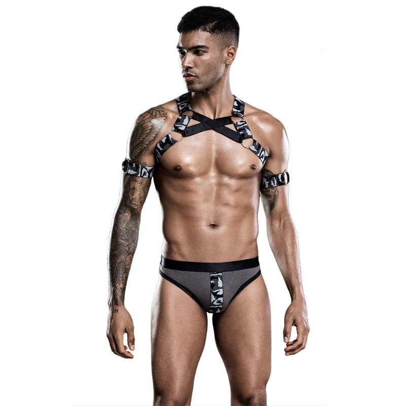 

Sexy Gay nightclub bound clothes European and American adult bar performance uniform cross-border sexy underwear temptation 7255