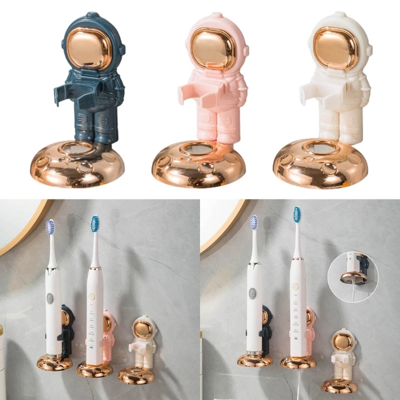 

Настенный держатель для электрической зубной щетки с астронавтом, многофункциональный подвесной держатель 40JE