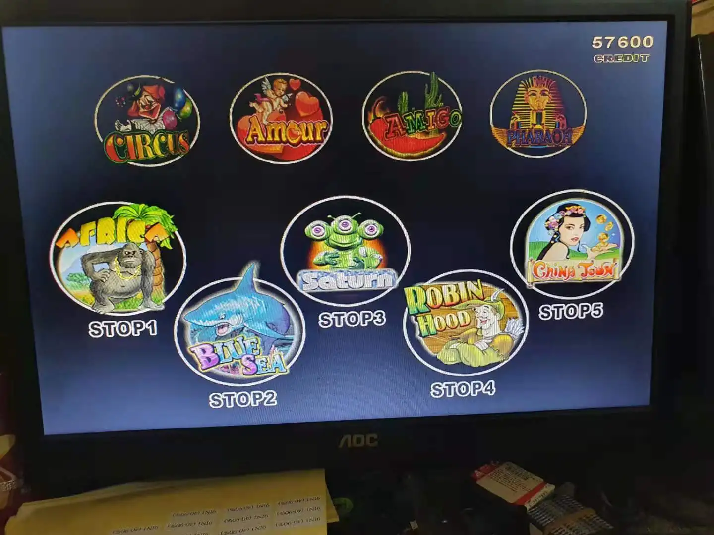 Материнская плата для развлекательных игр желтая печатная аркадная скорость