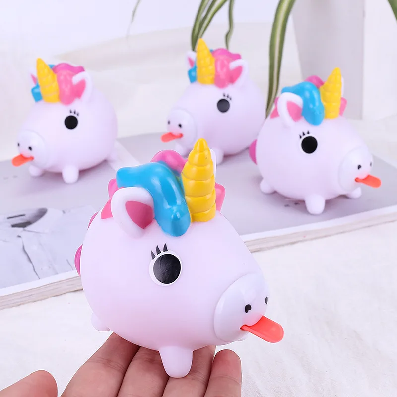 

Игрушки для снятия стресса с языка, голоса, единорога, мяч для снятия стресса
