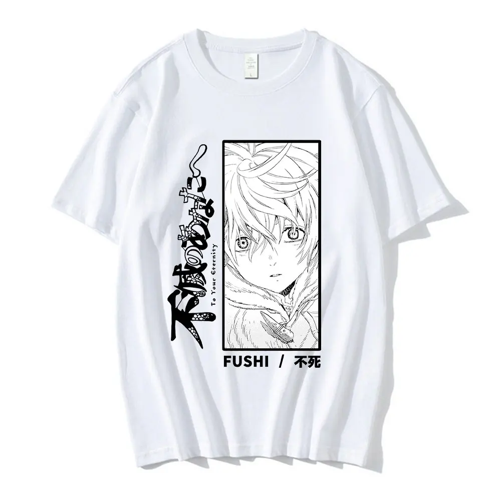 

Anime To Your Eternity Fushi Graphic T Shirts Men Summer Short Sleeve T-shirt Streetwear Tops Fumetsu No Anata E Manga Tee Shirt