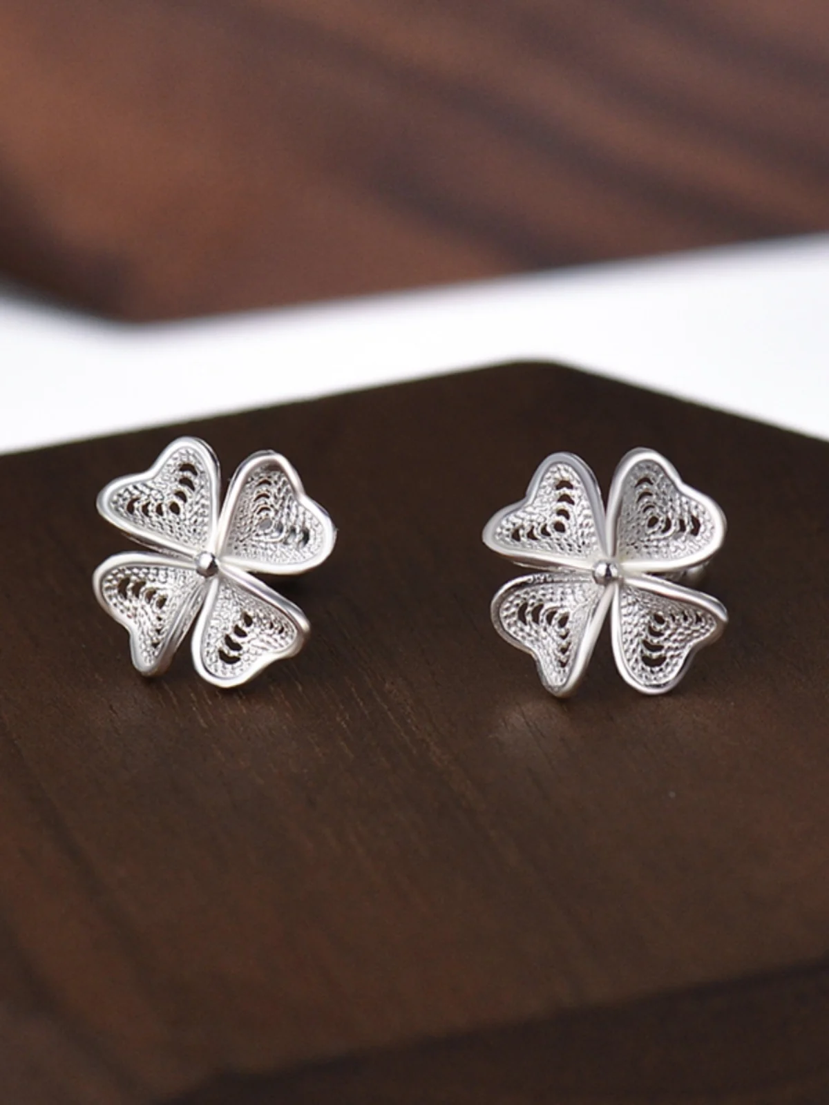 Серьги из стерлингового серебра 99. Пирсинг ушей. Простой дизайн. Шпилька-гвоздик