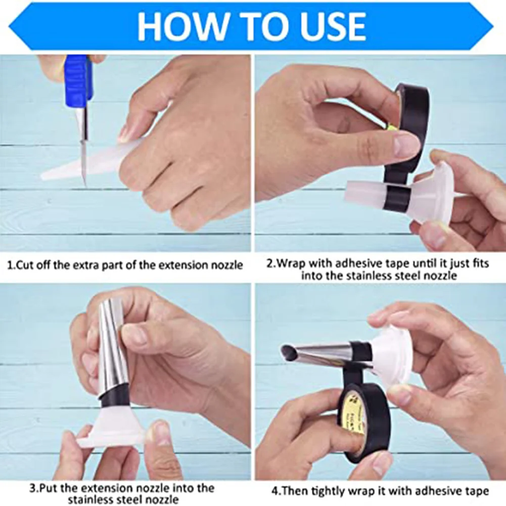 

Tape Caulk Finishing Attachment Countertops Variety sizes Silicone Tool