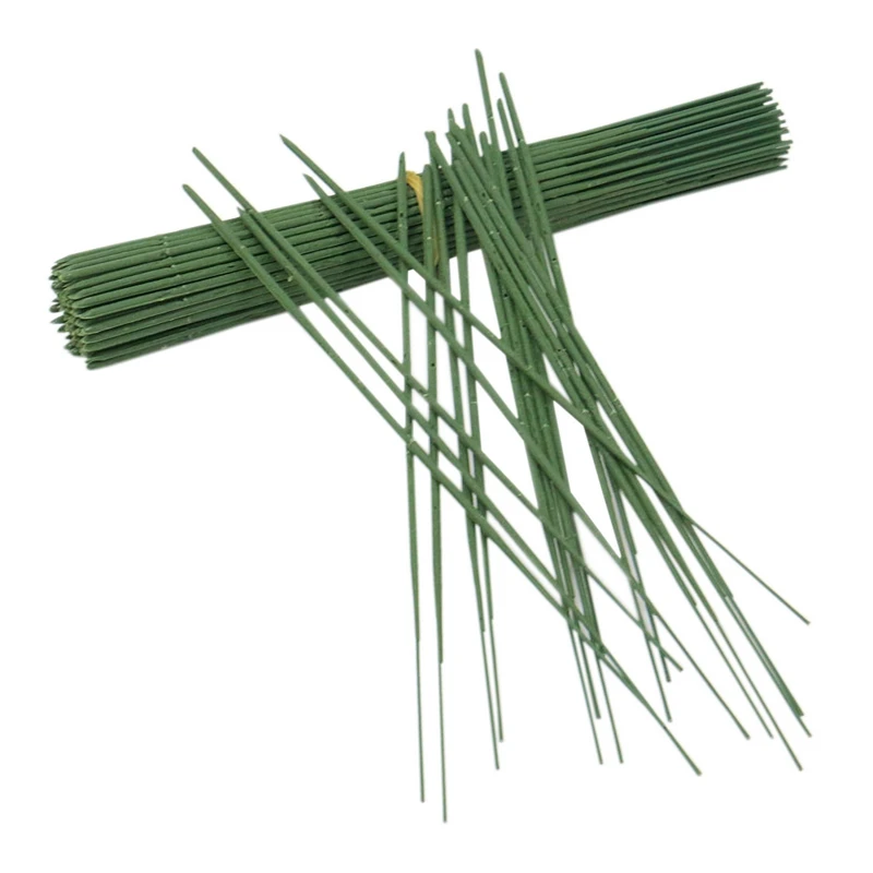 

100 шт. искусственный цветочный стебель, железная проволока, ствол, букет «сделай сам», аксессуары для цветов, товары для рукоделия, Цветочная...