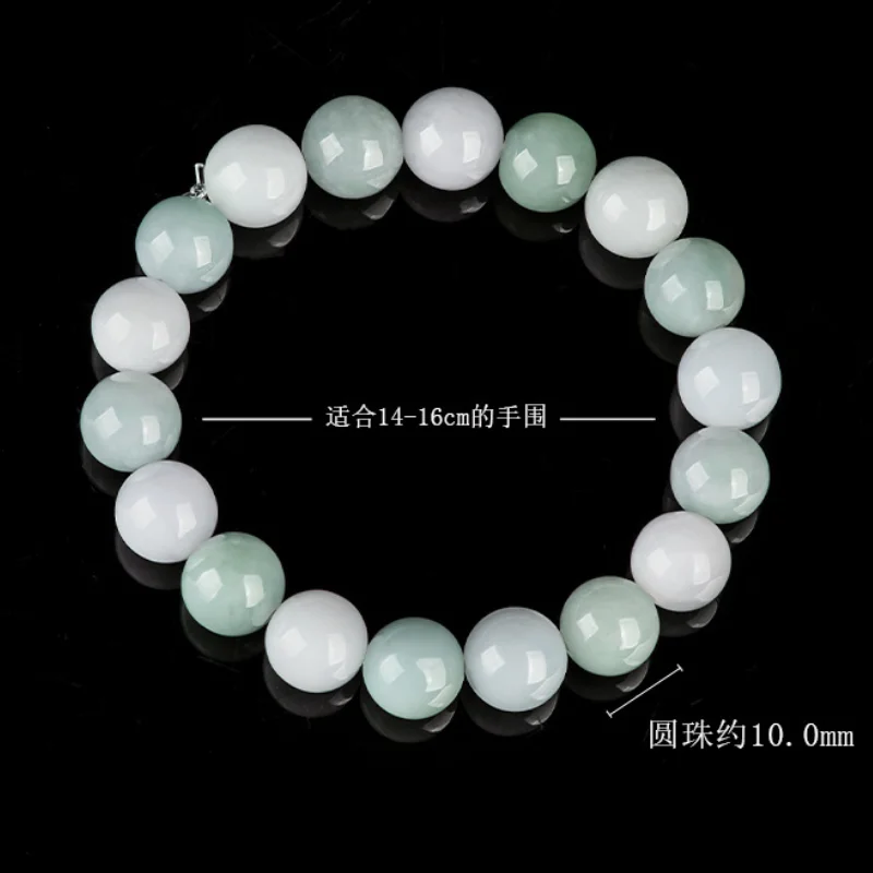 Браслет из бисера янтаря 10 мм