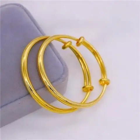 Детский браслет из песочного золота желтого детский пара подарков на 00 дней