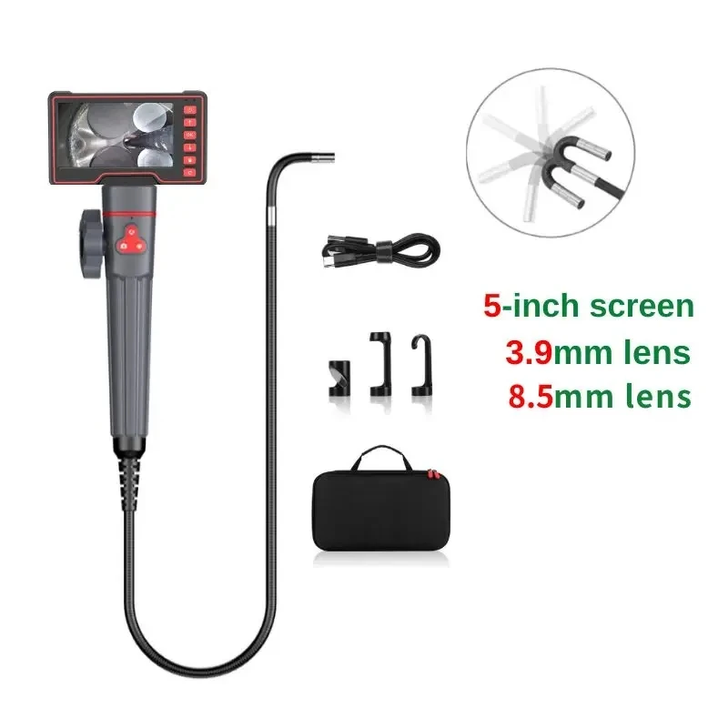 2-сторонний шарнирный рулевой бороскоп на 180 градусов 5 дюймов 3 9/8 мм промышленный