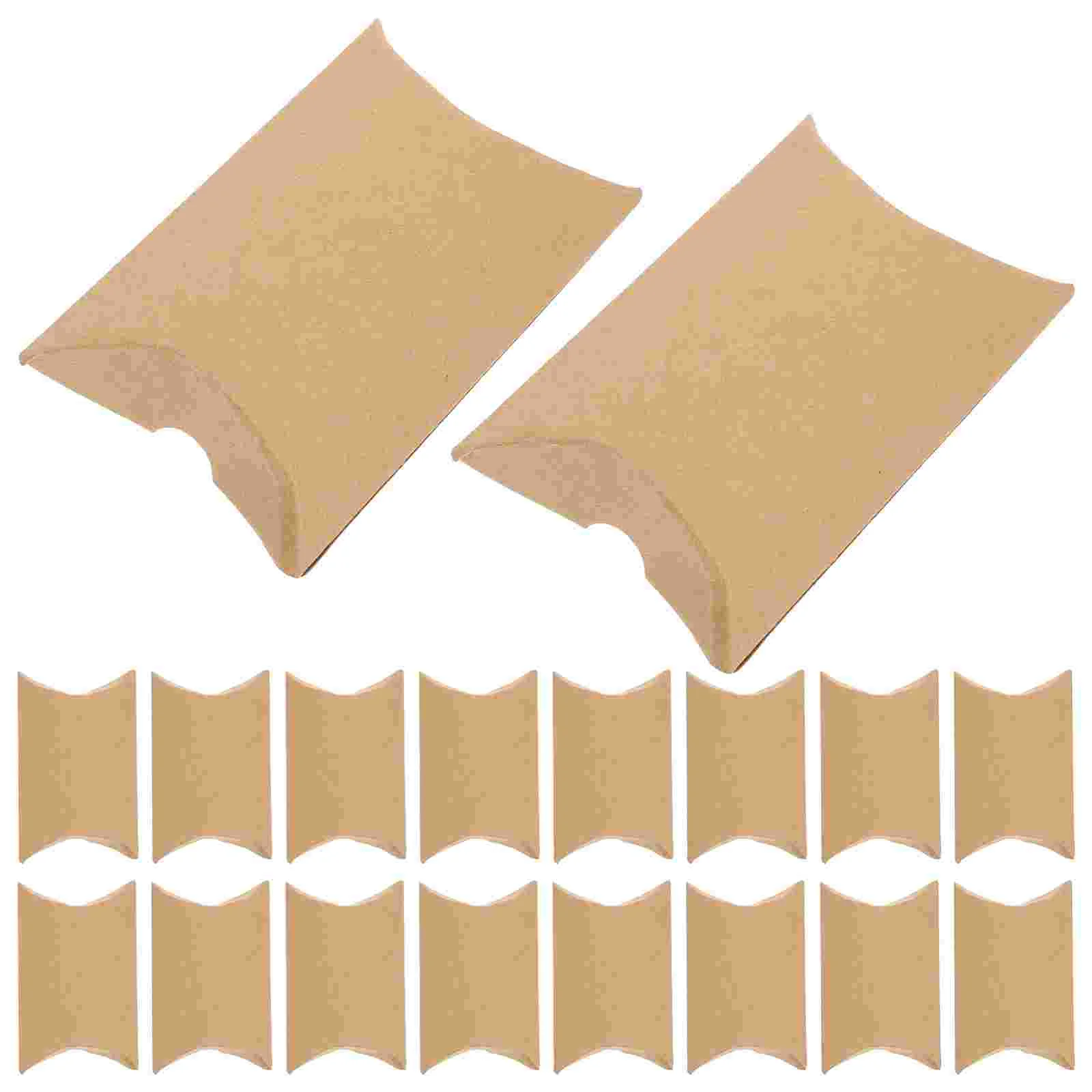 

20pcs Pillow Shape Paper Candy Boxes Pillow Cookie Boxes Baking Boxes for Party