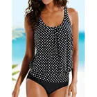 Сексуальное женское бикини из двух частей, яркий купальник в горошек, винтажный летний пляжный купальник, женские классические бразильские танкини, Размеры S  XXL