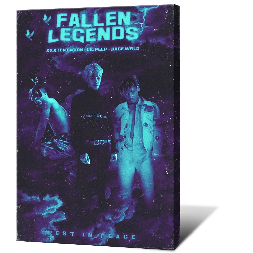 

Lil Peep Music Star Album Lil Peep Poster Decorative Painting Hiphop Star Hip Hop Rap Trap Canvas Wall Art Home Decor Posters