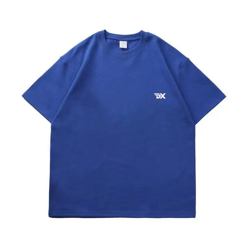 Men's and Women's 100% Cotton Golf T-shirt Leisure Sports Summer Polo Neck Short Sleeve Top Golf Clothing