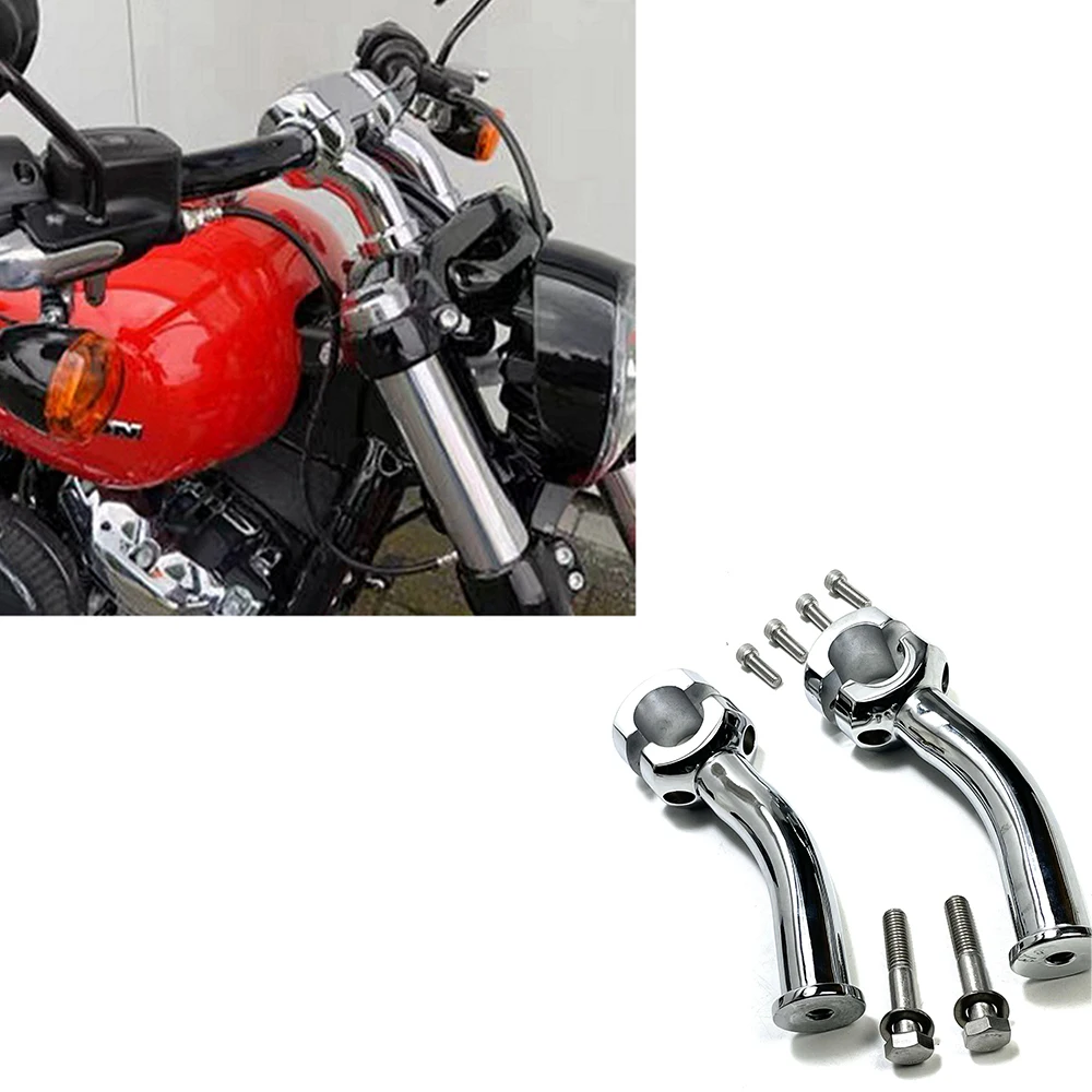 

Motorcycle handlebar high clip Riser Kit for Harley Standard Softtail Street bob Low Rider Breakout 1-1/4" inch lever universal