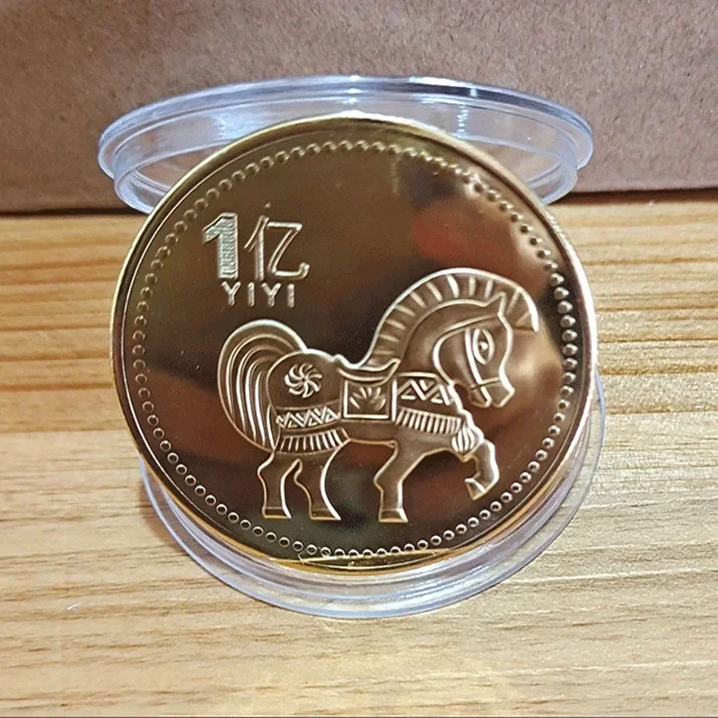 12 знаков зодиака китайская Золотая Коллекционная монета для богатства фэн-шуй