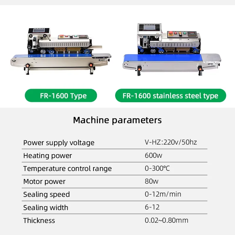FR-1600 Интегрированная машина для запечатывания распылительного кода