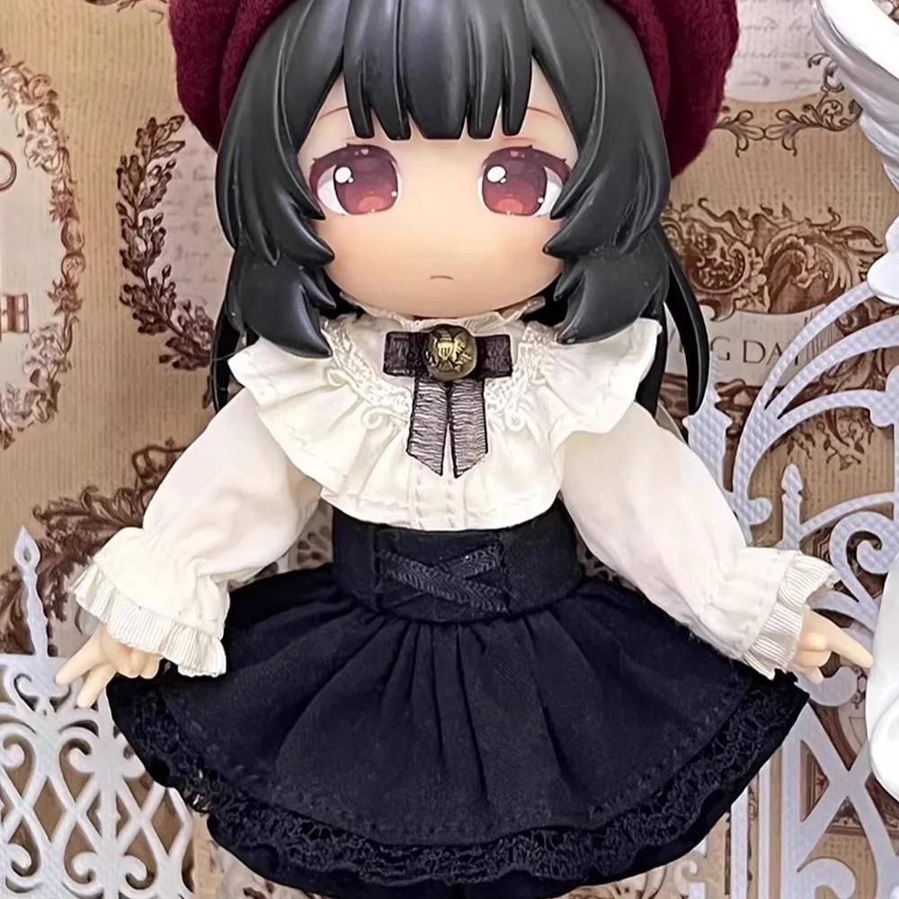 Чистый цвет ручной работы винтажные топы с пышными рукавами в европейском стиле +