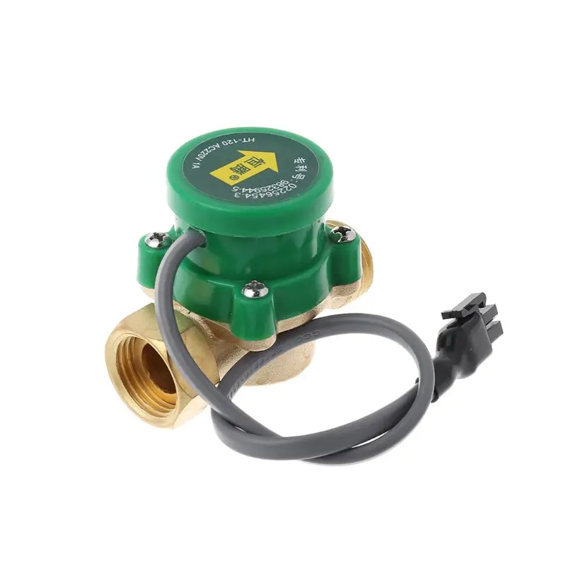 

HT-120 G1/2 "-1/2" Hot And Cold Water Circulation Pump Booster Flow Switch 1.5A