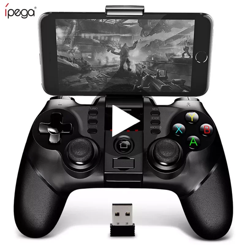 

Ipega 9076 PG-9076 Gamepad Game Pad Controller Mobile Bluetooth Trigger Joystick For Android Cell Smart Phone TV Box PC PS3 VR