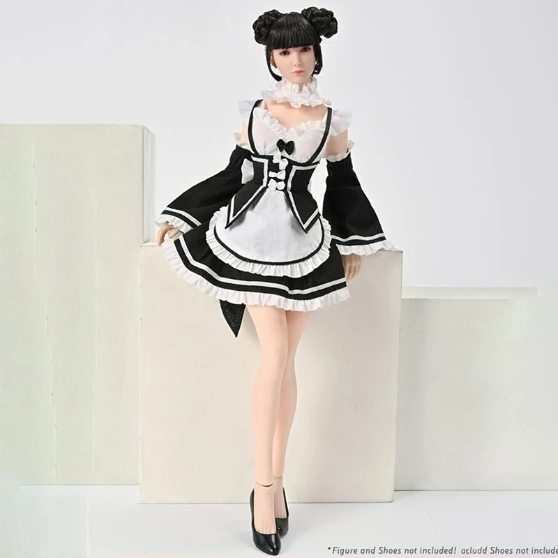 

ZYTOYS ZY5049 1/6 Scale Maid Maid Costume Set Neck Ring Sleeve Model For Action Figure Body DIY Accessories