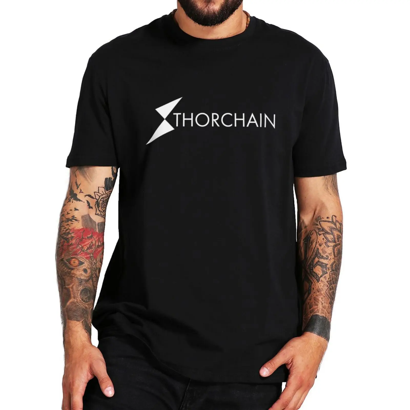 

Thorchain Crypto T Shirt Funny Cryptocurrency RUNE Token New 2022 Men Clothing Casual 100% Cotton Soft Premium T-shirt EU Size
