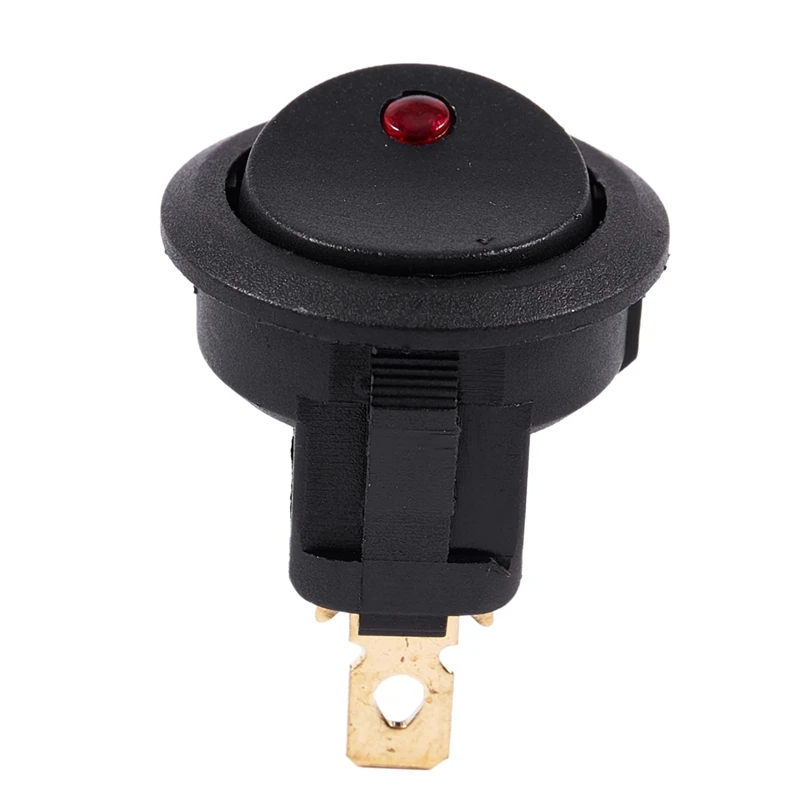2Set 12V LED Inverter Rocking Rocker Switch With DC 5V Blue Pilot Light Momentary Action Pushbutton |