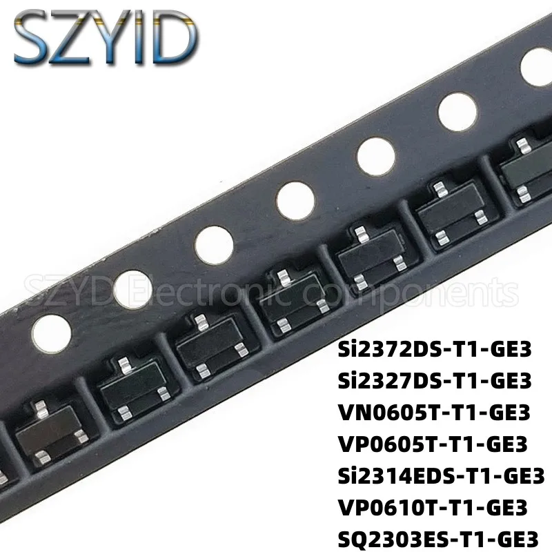 

100PCS SOT23 Si2372DS-T1-GE3 Si2327DS-T1-GE3 VN0605T-T1-GE3 VP0605T-T1-GE3 Si2314EDS-T1-GE3 VP0610T-T1-GE3 SQ2303ES-T1-GE3