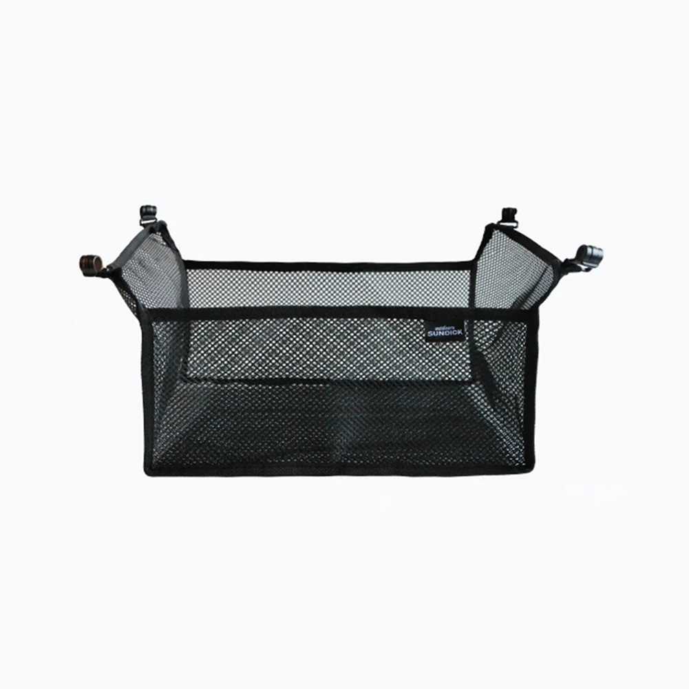

1pc Camping Table Mesh Storage Bag 29*33cm Foldable Portable Under Table Net Bag For Hiking Picnic Tableware Barbecu Organizer