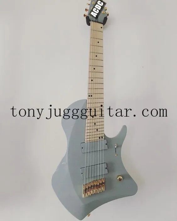 Электрическая гитара Tosin Abasi подсказка с животными запись серый цвет лады черное